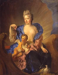 Die Gräfin von Cosel und ihr Sohn als Venus und Amor, ca. 1712-1715