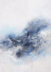 Blauer Abstrakter Fluss
