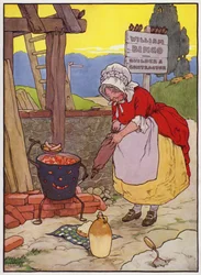 Illustration für Old Dame Trot und ihr Schwein