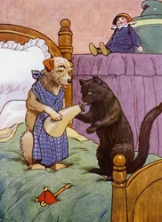 Illustration für Alte Mutter Hubbard