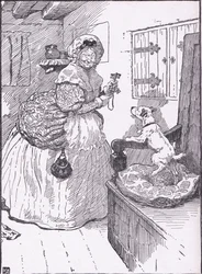 Alte Mutter Hubbard ging zum Schrank, 1930er Jahre