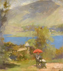 Die Frau des Künstlers in Grasmere