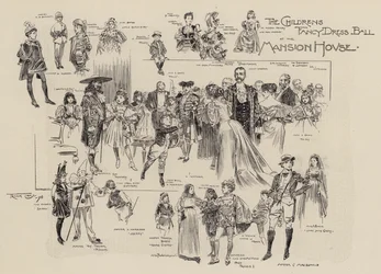 Der Kinderkostümball im Mansion House