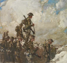 Durch die Gräben nach Pozieres, ca. 1918