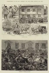 Beginn der Hull, Barnsley und West Riding Railway und Dock