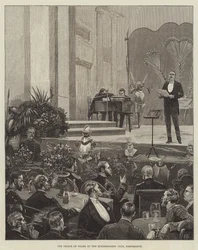 Der Prinz von Wales im Minnesänger-Club, Portsmouth