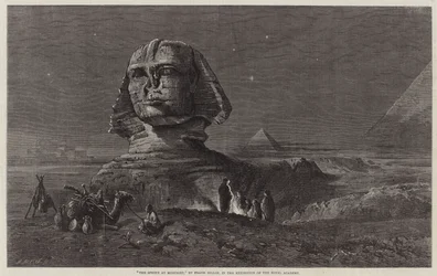 Die Sphinx um Mitternacht
