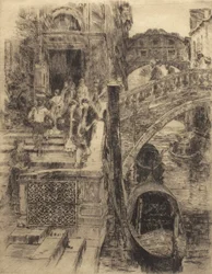 Seufzerbrücke, Venedig (Tafel 1)