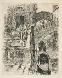 Seufzerbrücke, Venedig, 1883