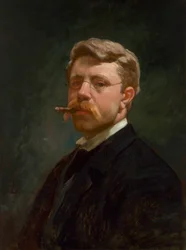 Frank Duveneck Selbstporträt, ca. 1890