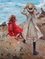 Kinder am Meer, 1910