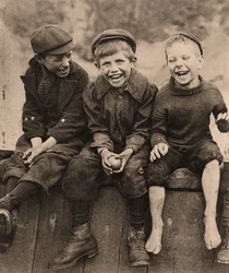 Drei glückliche Jungen, 1889