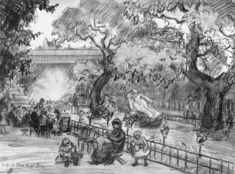 Garten des Palais-Royal, 1915