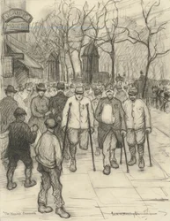 Die Promenade der Verwundeten, 1917