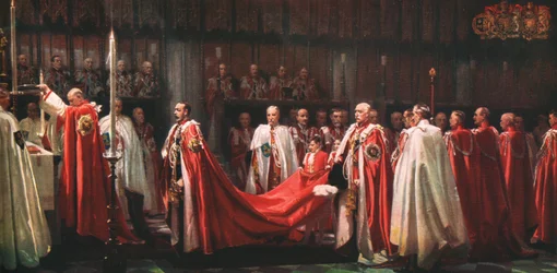Die Installation der Ritter des Ordens des Bades, Das Opfer des Königs, 1928