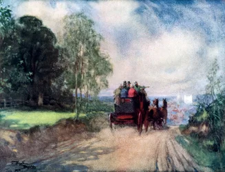 In der Kutsche von Rochester