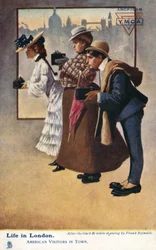Leben in London, amerikanische Besucher in der Stadt
