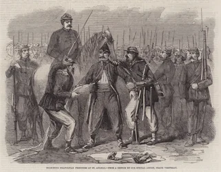 Durchsuchung neapolitanischer Gefangener in St. Angelo