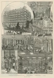 Das Savoy Hotel (Gravur)