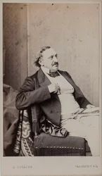 Porträt des Komponisten Friedrich von Flotow, 1883