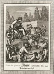 Die Hinrichtung der Strelitzen. Aus: Histoire de Russie von Blin de Sainmore, ca. 1800