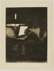 François Bonvin Radierung