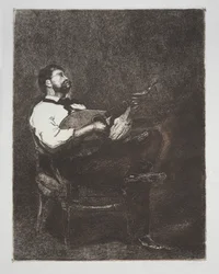 Gitarrenspieler, 1861