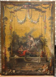 François Boucher, Maurice Jacques - Wandteppichkarton. Aurora und Cephalus