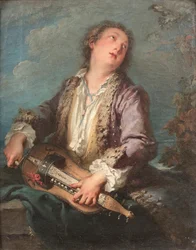 Drehleierspieler