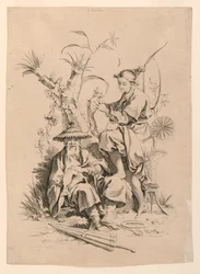 Le Toucher (Berührung) aus der Serie Les Cinq Senses (Die fünf Sinne)