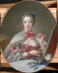 Madame de Pompadour bei ihrer Toilette, ca. 1760