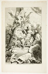 Die Grazien auf dem Grab von Watteau