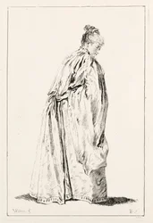 Stehende Frau