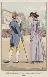Der Boulevard des Petits Spectacles, 1808
