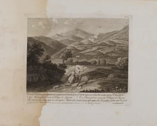 Ansicht, wo das Landhaus von Horace war (Nr. VII)