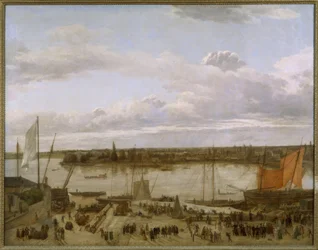 Ansicht des Hafens von Nantes