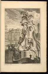 Entwurf für einen Brunnen mit Venus