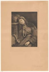 Ruhende Musikerin mit Kastagnetten und Tamburin, Mignon (Originaltitel)