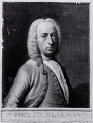 Porträt von Pieter Merkman Jr