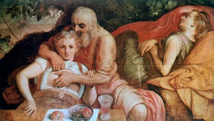 Lot und seine Töchter, um 1550