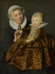 Catharina Hooft mit ihrer Amme