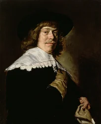 Porträt eines jungen Mannes mit einem Handschuh, ca. 1640