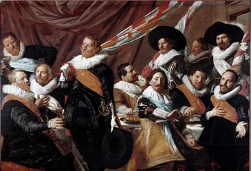 Das Bankett der Offiziere des Bogenschützenkorps von St. Georg in Haarlem