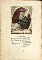 Porträt von Gerardus Mercator 1512-1594 im Alter von 62 Jahren