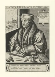 Porträt von Desiderius Erasmus