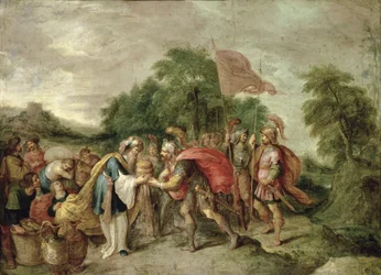Das Treffen von Abraham und Melchisedek