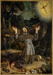 Der heilige Franziskus von Assisi empfängt die Stigmata