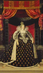 Marie de’ Medici (1573-1642) im Krönungsornat, um 1610