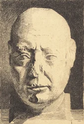 Ägyptischer Kopf, nach einem Gipsabguss