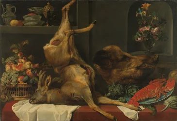 Speisekammer-Stillleben, um 1616